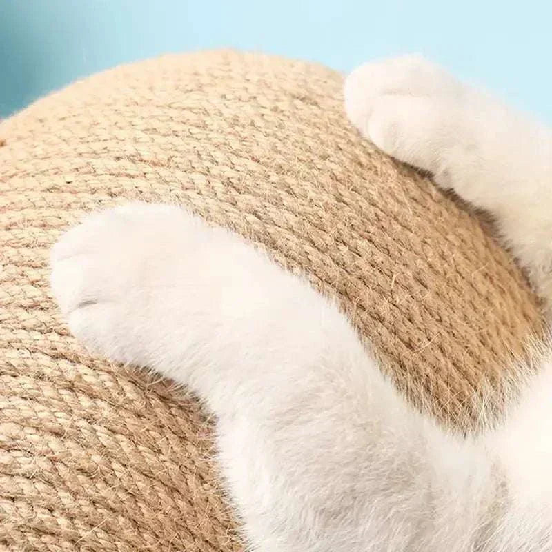 cat scratching toy sisal rope ball for indoor interactive play