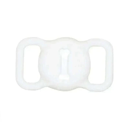 Durable silicone Airtag case for GPS pet tracking, anti-lost dog and cat collar cover.