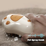 Cat Paw Shaped Steam Brush The Ultimate 3-in-1 Grooming 